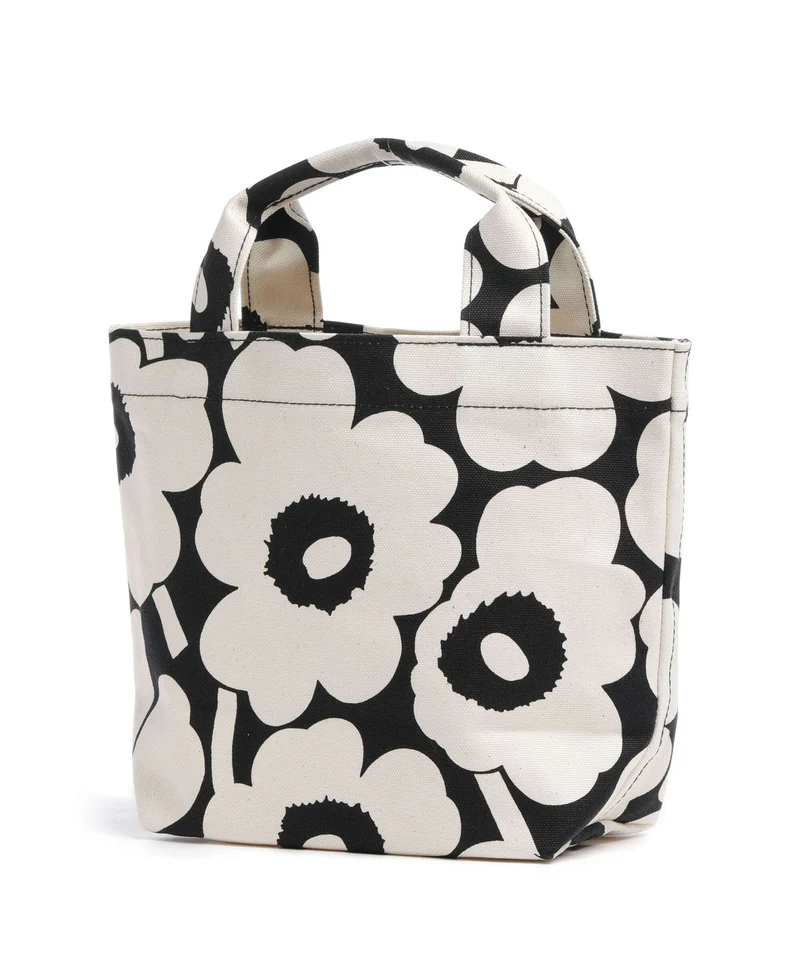 Marimekko Mono Unikko Mini Sac à main cotton/black