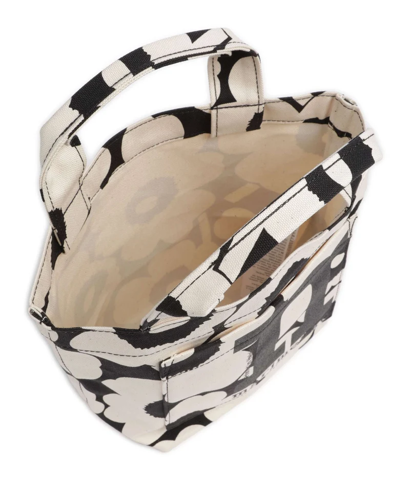 Marimekko Mono Unikko Mini Sac à main cotton/black
