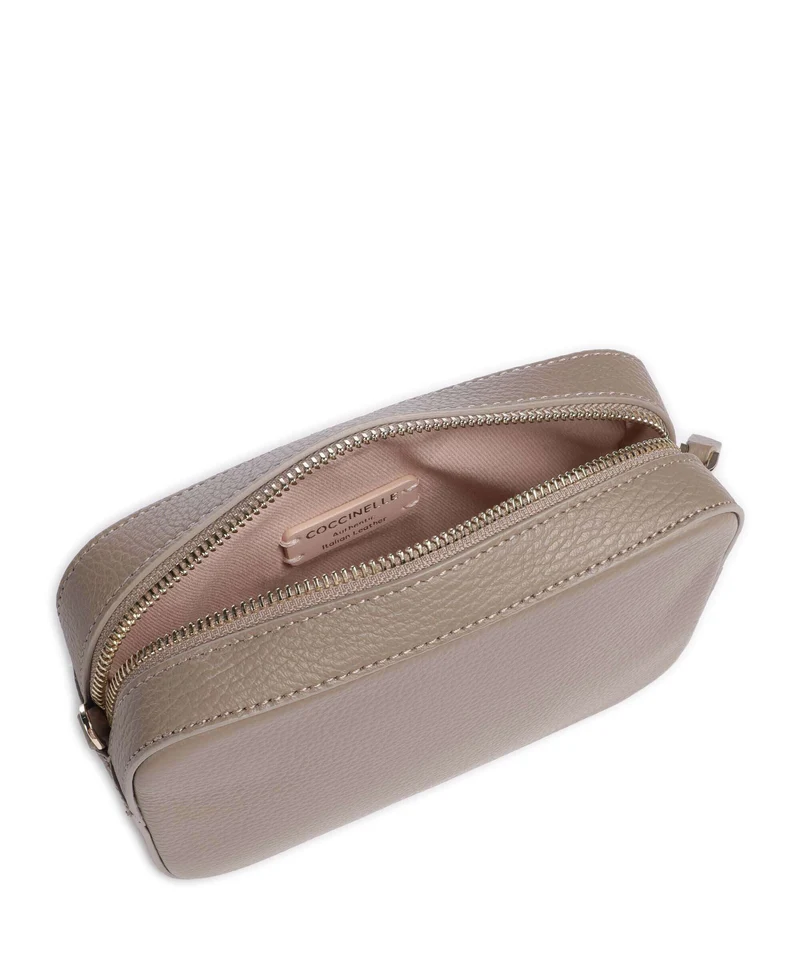 Coccinelle Tebe Sac bandoulière warm taupe