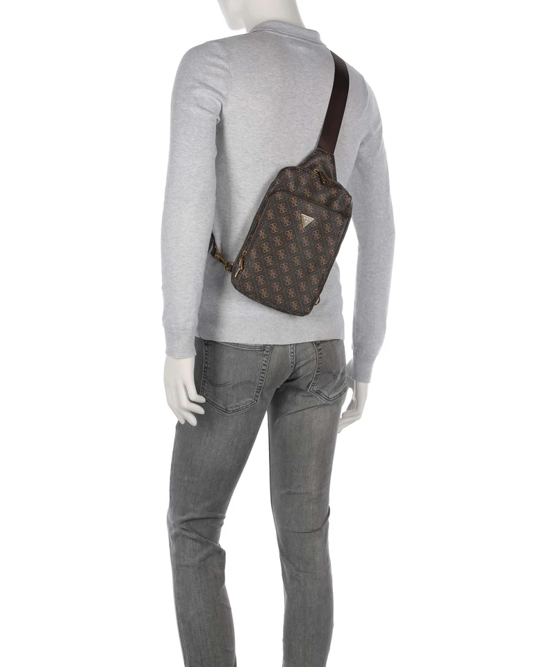 Guess Milano Sac sling brown/ochre/burgundy