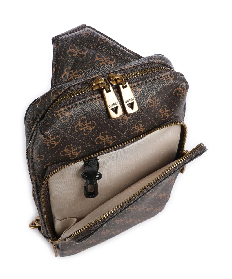 Guess Milano Sac sling brown/ochre/burgundy