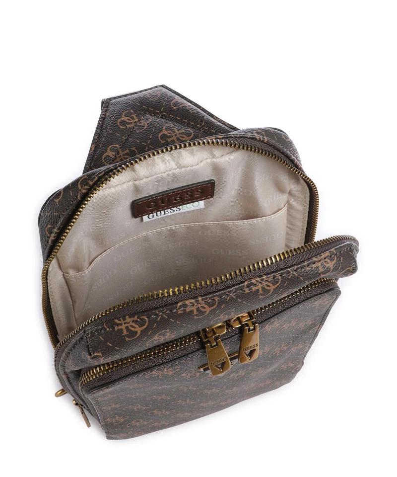 Guess Milano Sac sling brown/ochre/burgundy
