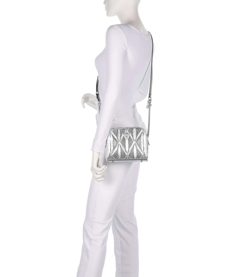 Guess Aldina G-Shine Sac bandoulière silver