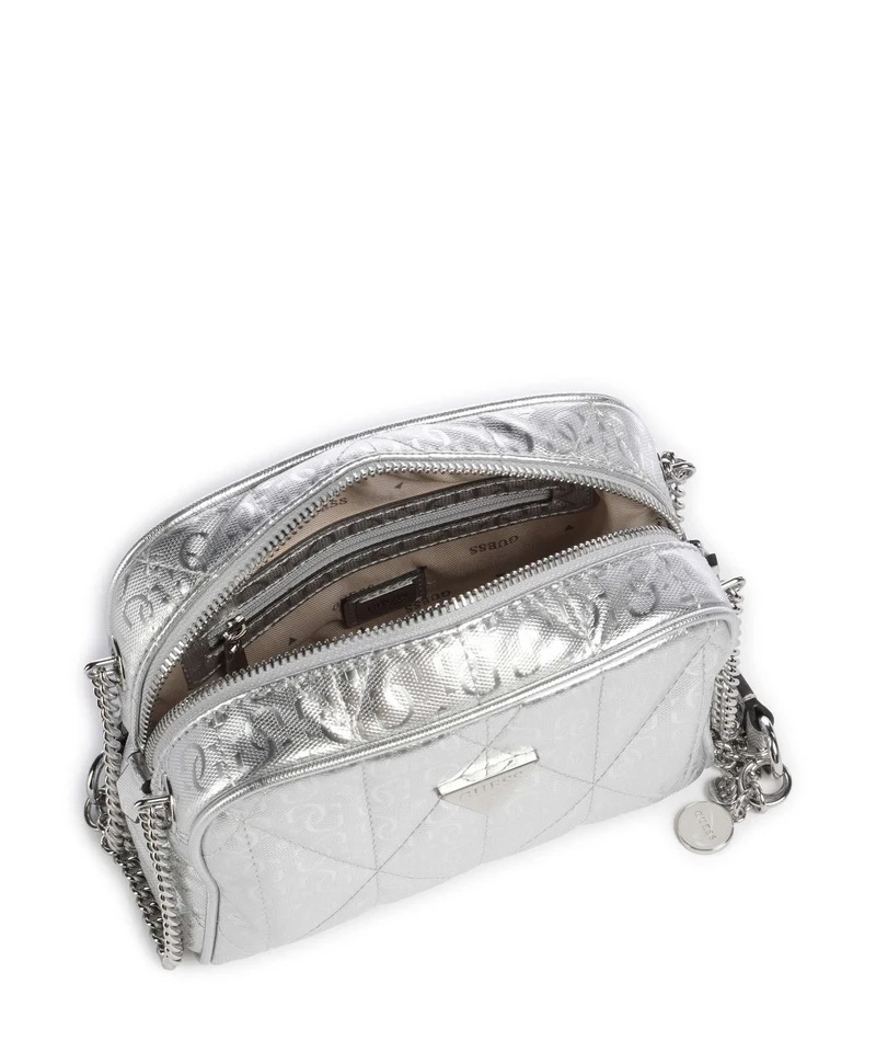Guess Aldina G-Shine Sac bandoulière silver