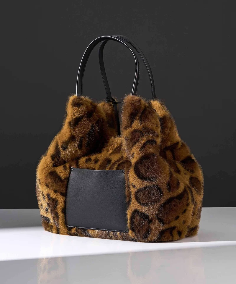 DKNY Paula Medium Cabas leopard