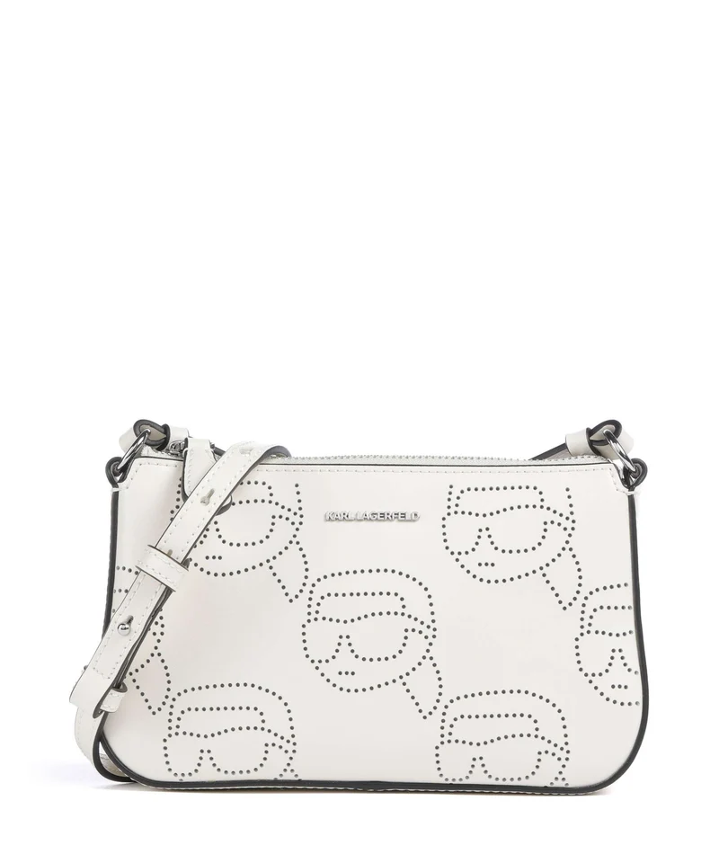 Karl Lagerfeld K/Ikonik Sac bandoulière offwhite