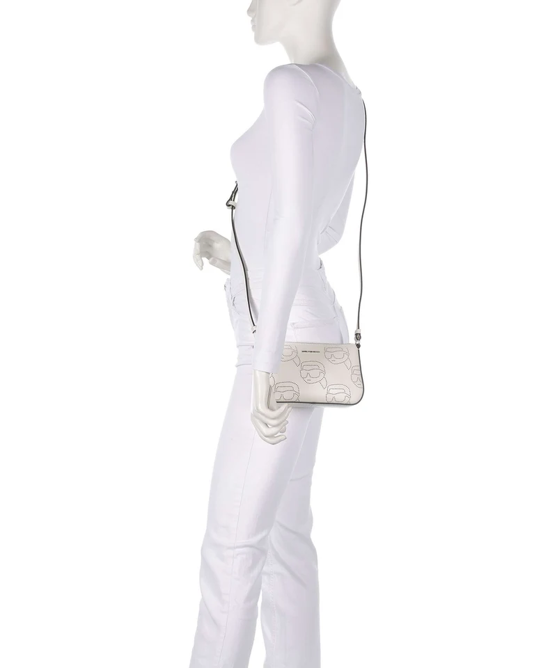 Karl Lagerfeld K/Ikonik Sac bandoulière offwhite