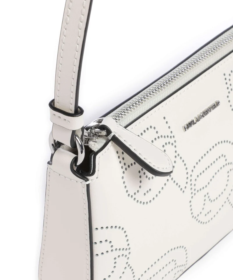 Karl Lagerfeld K/Ikonik Sac bandoulière offwhite
