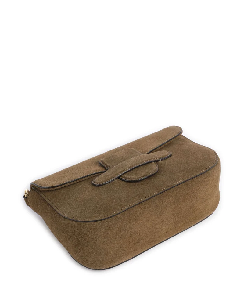Abro Suede Camilla Sac porté épaule military