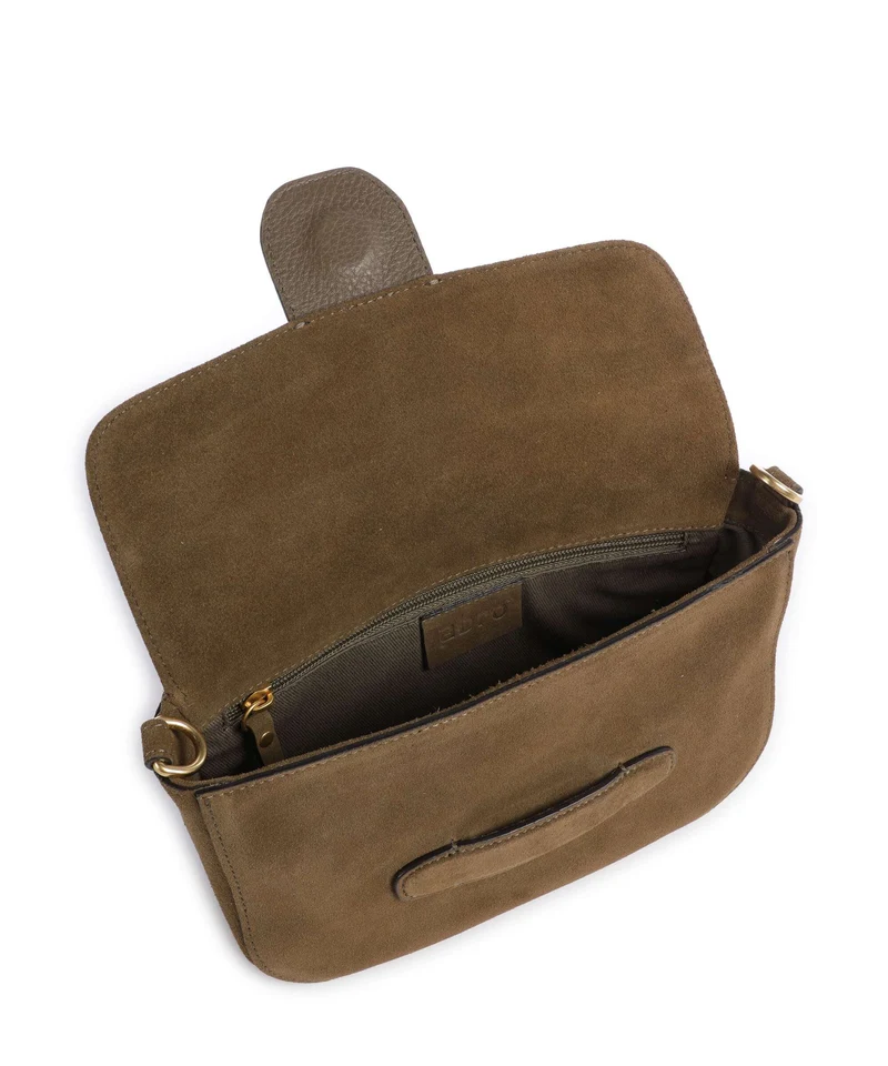 Abro Suede Camilla Sac porté épaule military