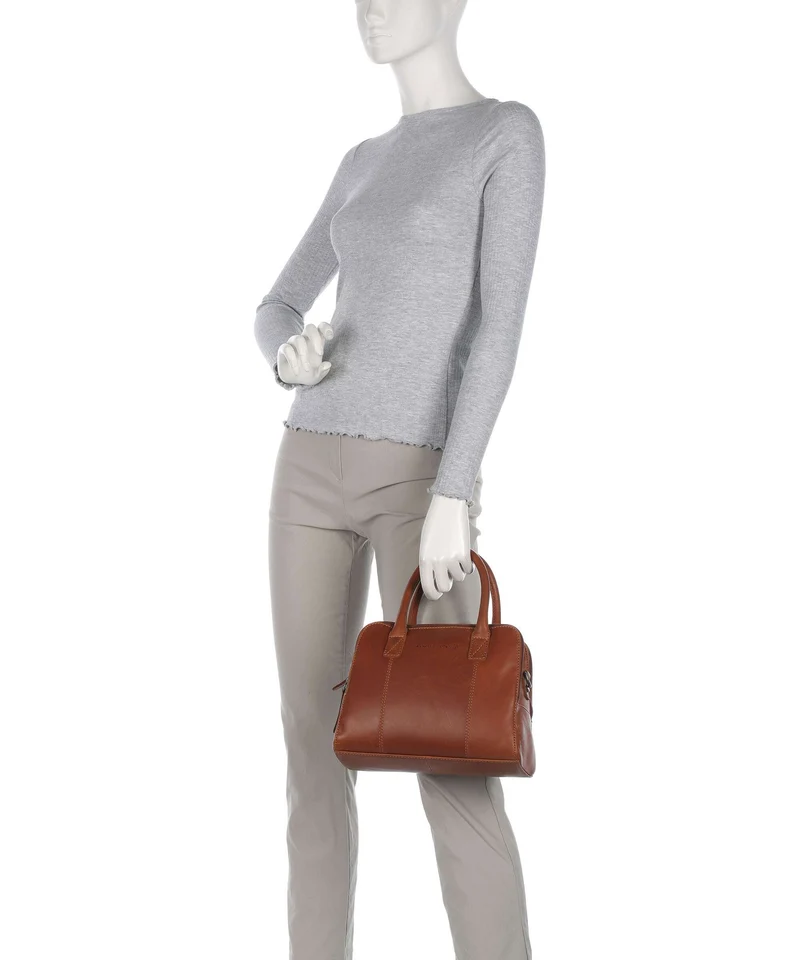 The Chesterfield Brand Wax Pull Up Cow Ezra Sac à main cognac