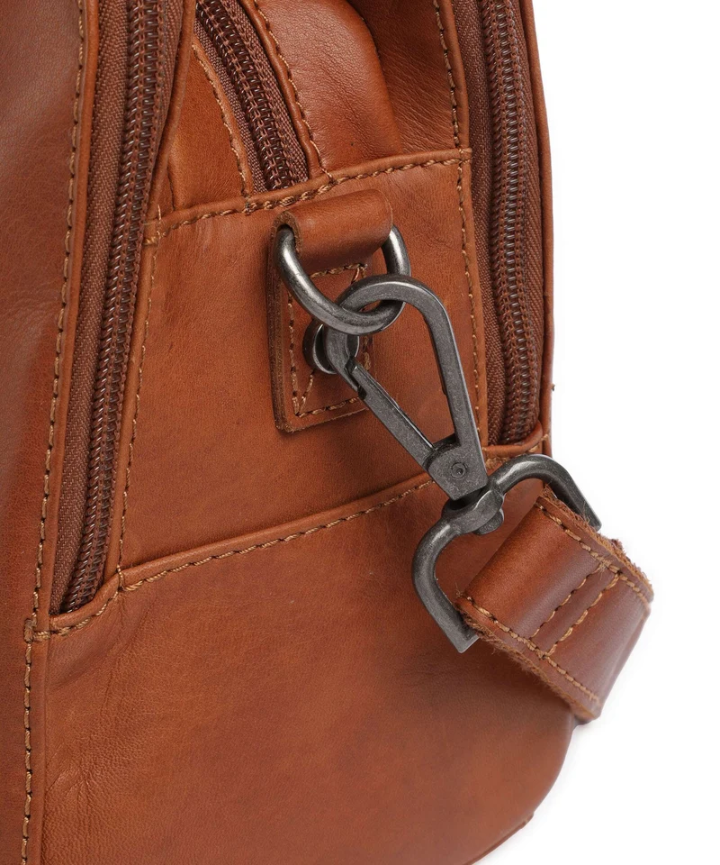 The Chesterfield Brand Wax Pull Up Cow Ezra Sac à main cognac