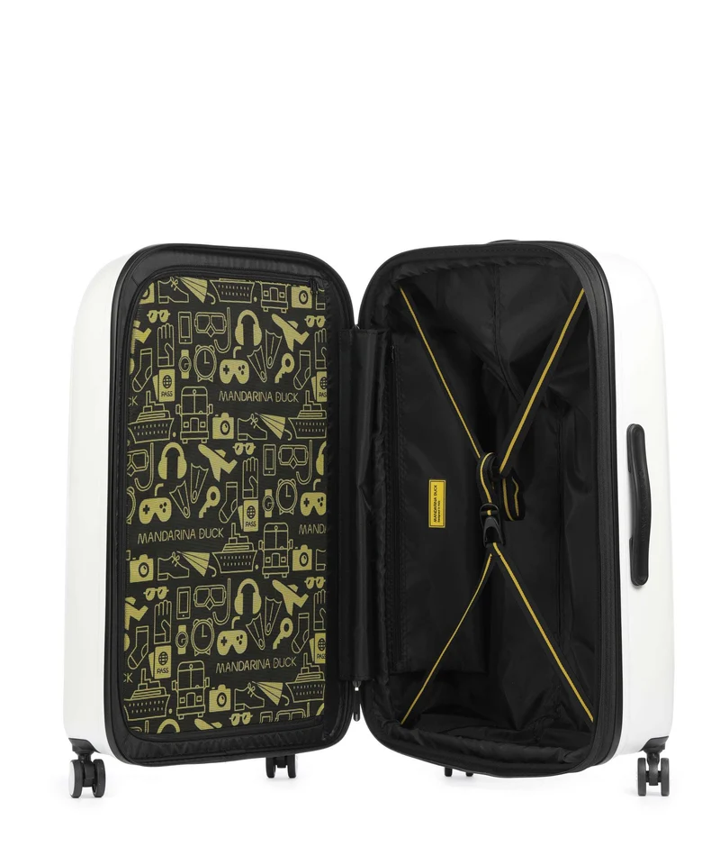 Mandarina Duck Logoduck+ Valise 4 roues blanc