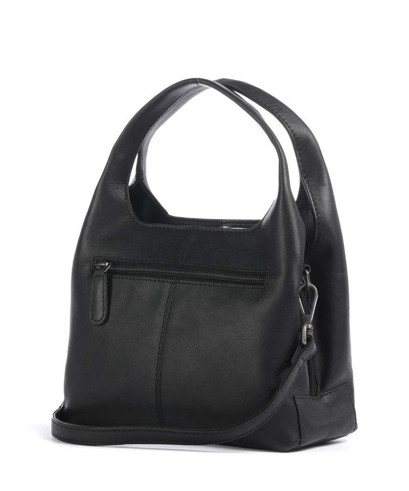 The Chesterfield Brand Wax Pull Up Cow Lunera Sac à main black