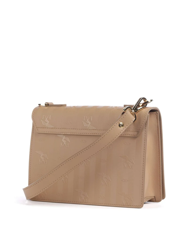 Maison Mollerus Vinerus Melide Sac bandoulière cappuccino beige/nastro