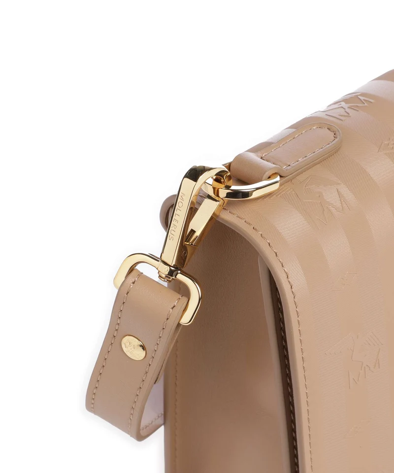Maison Mollerus Vinerus Melide Sac bandoulière cappuccino beige/nastro