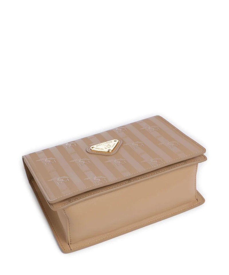 Maison Mollerus Vinerus Melide Sac bandoulière cappuccino beige/nastro