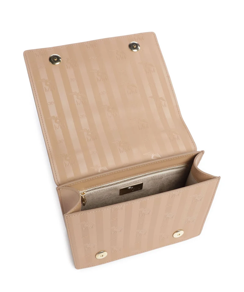 Maison Mollerus Vinerus Melide Sac bandoulière cappuccino beige/nastro