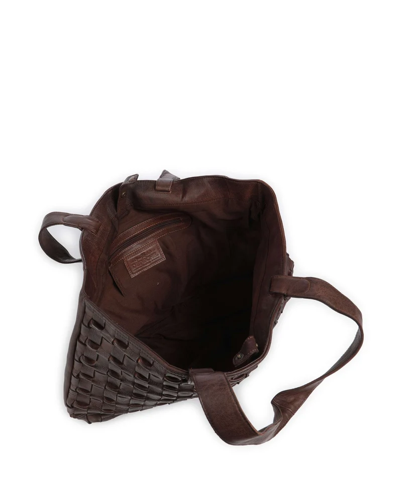 Depeche Modern Handcraft Cabas choco brown