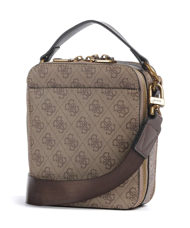 Guess Torino 4G Sac bandoulière beige/brown