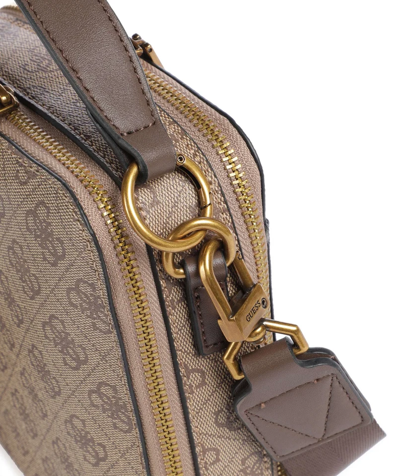 Guess Torino 4G Sac bandoulière beige/brown