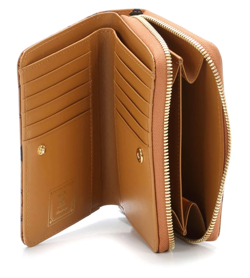 MCM Portefeuille cognac