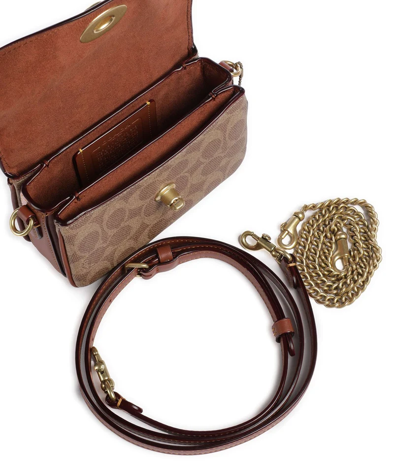 Coach Cassie 17 Sac bandoulière tan caramel