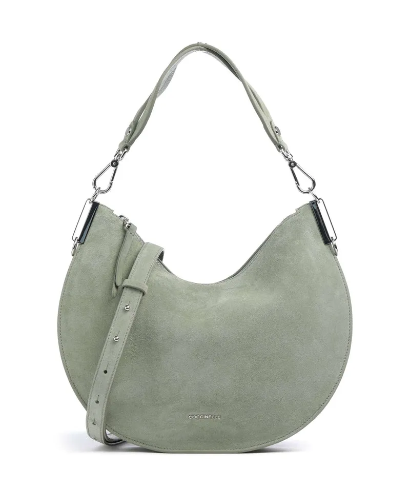Coccinelle Sunup Suede Sac fourre-tout greenery