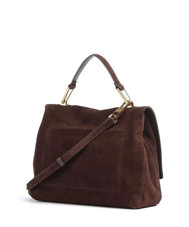Coccinelle Liya Suede Sac à main brunette