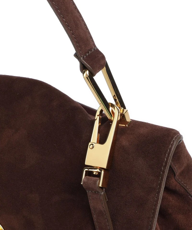 Coccinelle Liya Suede Sac à main brunette