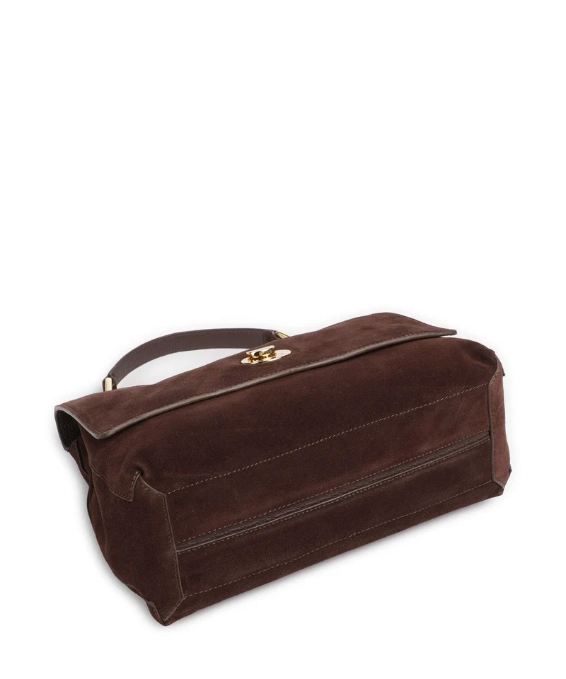 Coccinelle Liya Suede Sac à main brunette