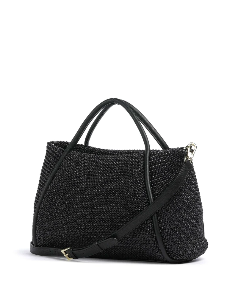 Abro Maglia Raffia Willow Sac à main black/gold