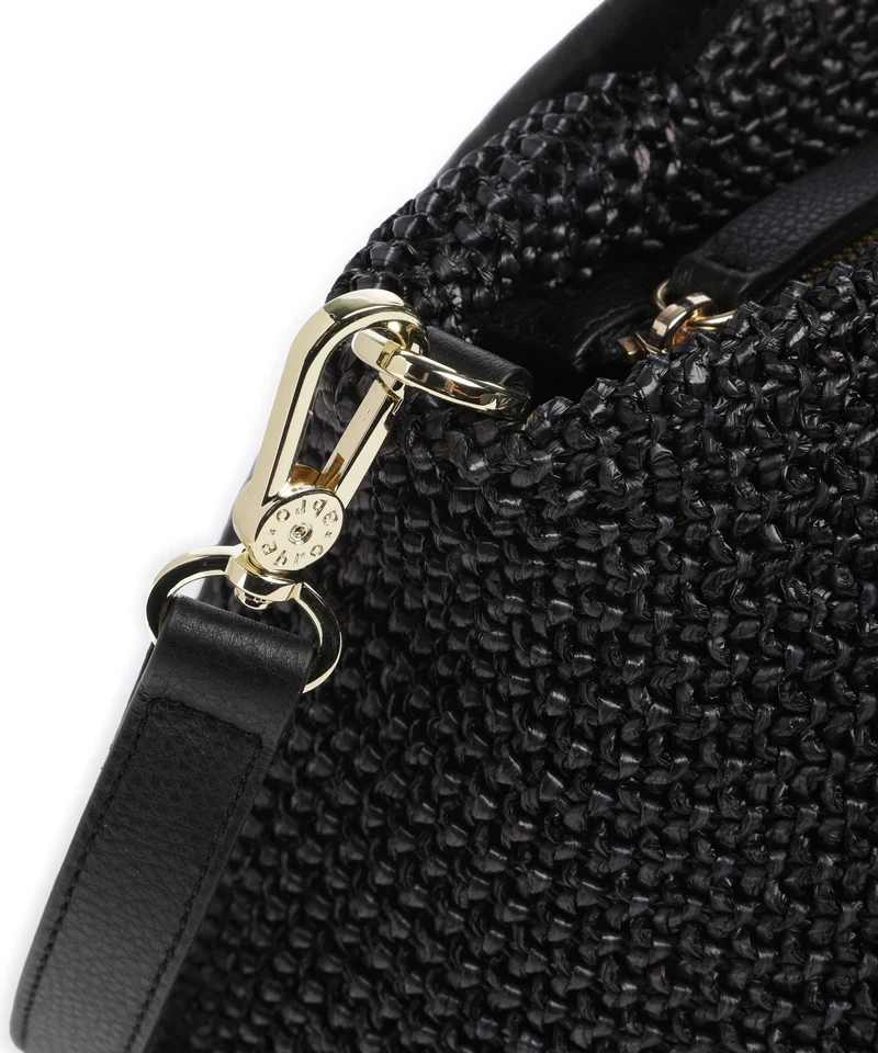 Abro Maglia Raffia Willow Sac à main black/gold