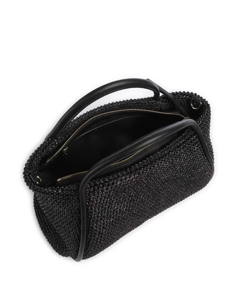 Abro Maglia Raffia Willow Sac à main black/gold