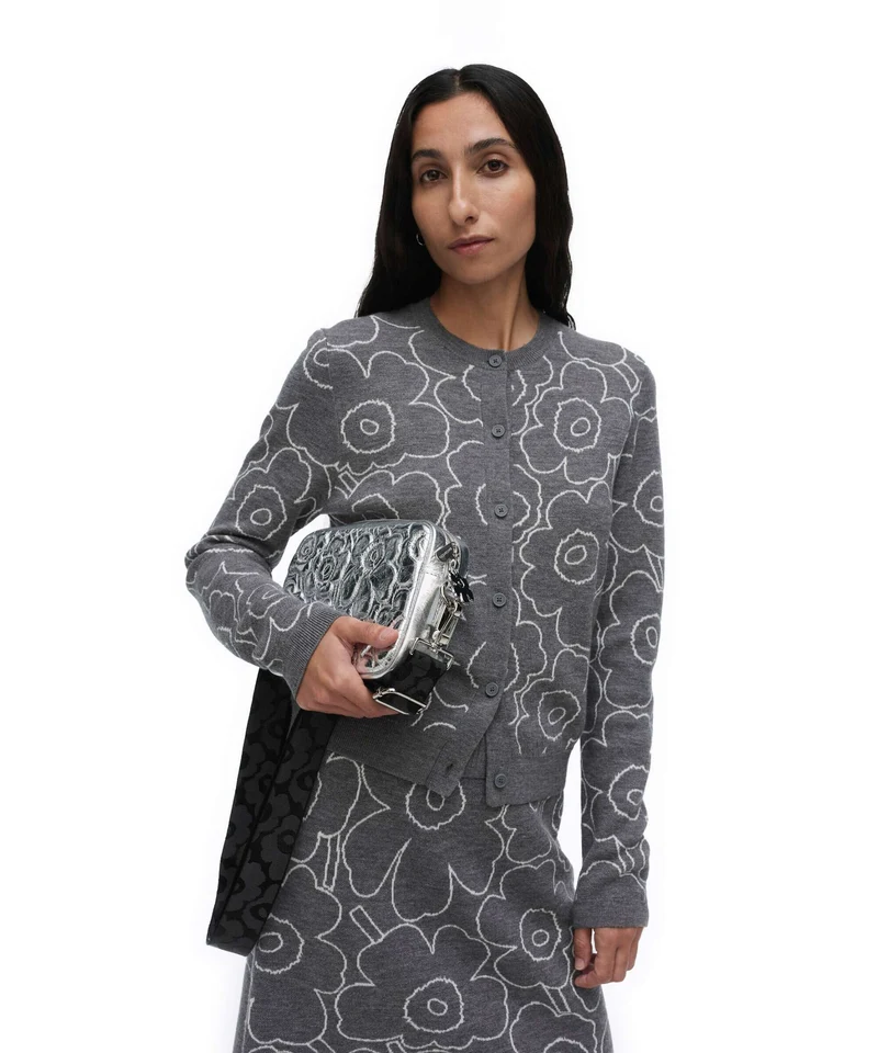 Marimekko Gratha Soft Unikko Sac bandoulière silver