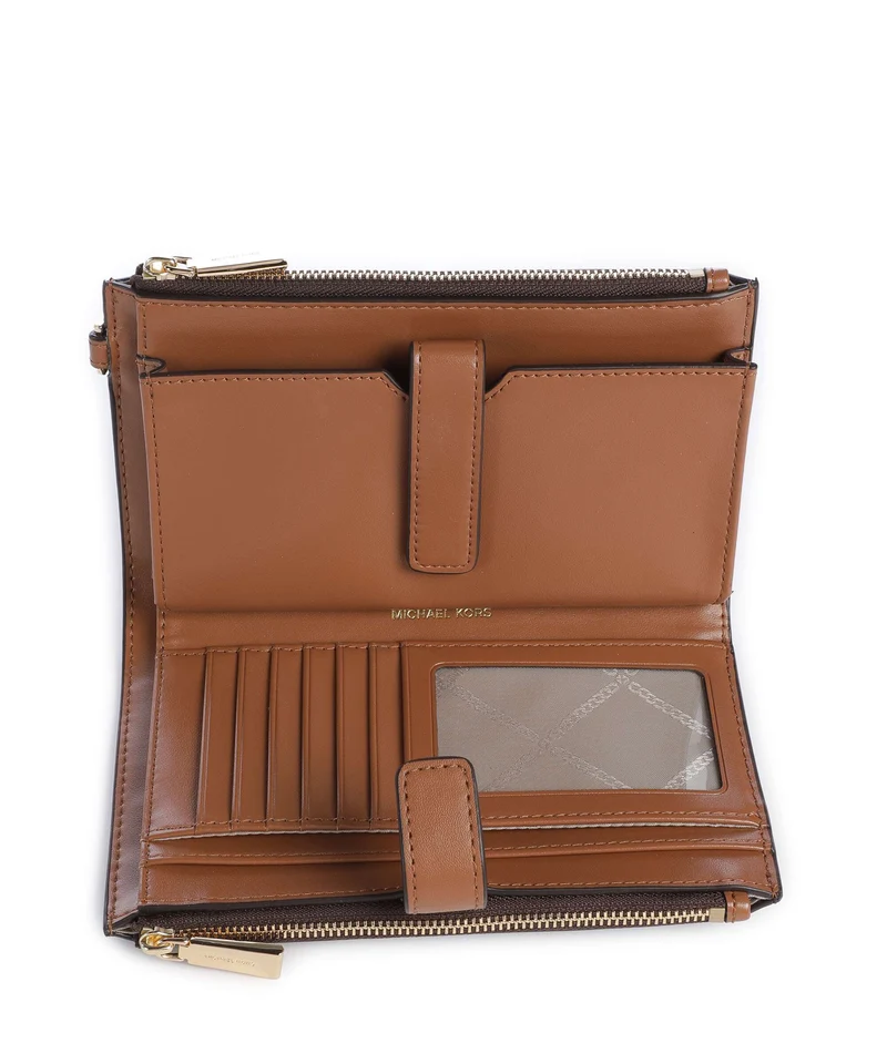 Michael Kors Jet Set Portefeuille brown