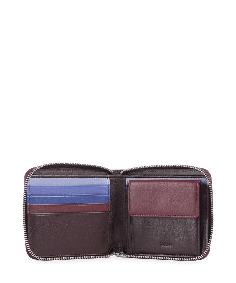 DuDu Bags Faro Portefeuille dark burgundy