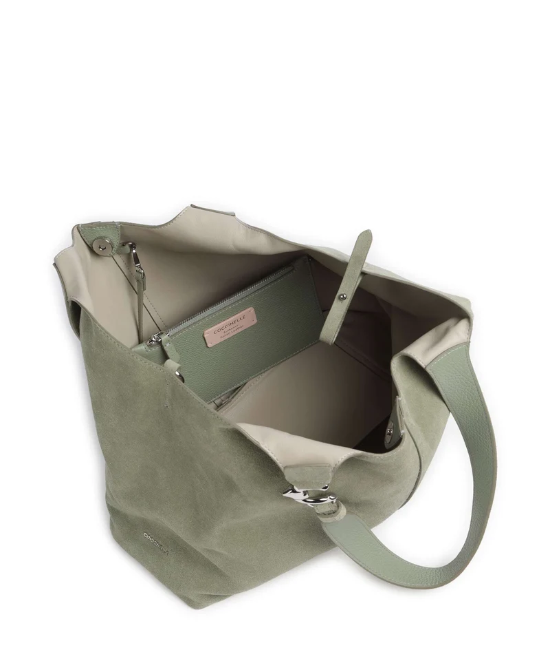 Coccinelle C-Easy Suede Sac fourre-tout greenery