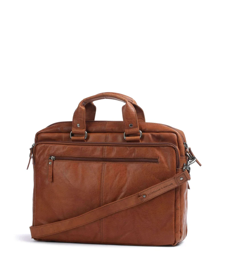 Spikes & Sparrow Bronco Porte-document brandy