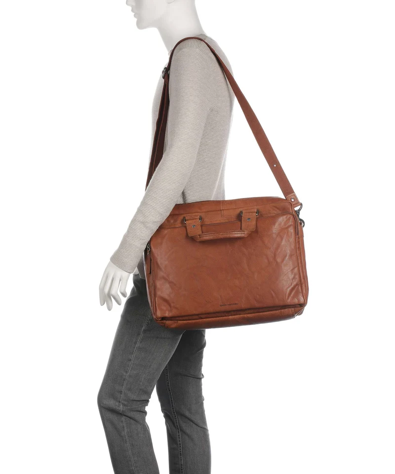 Spikes & Sparrow Bronco Porte-document brandy