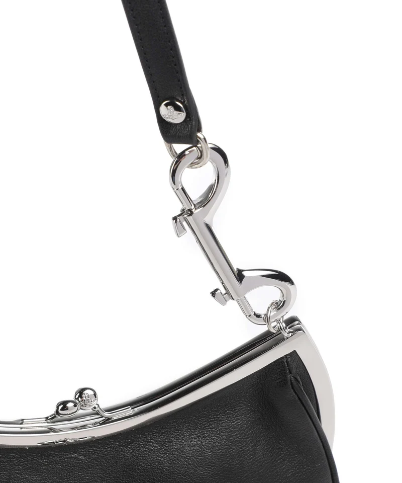 Vivienne Westwood Charm Frame Supple Sac porté épaule black