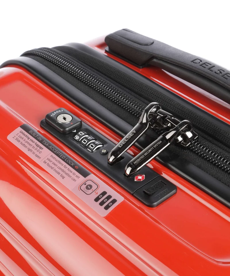 Delsey Paris Shadow 5.0 Valise 4 roues intensives rot