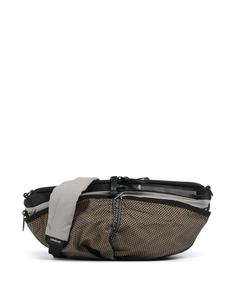 Côte&Ciel Orne Sac bandoulière light grey/sand