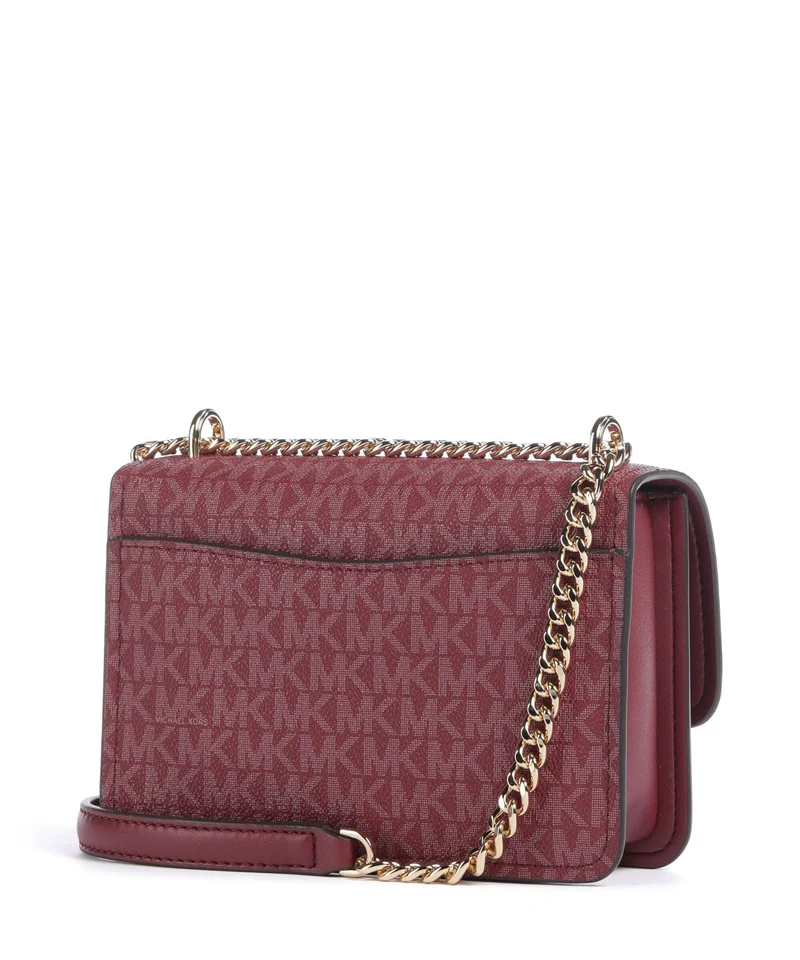 Michael Kors Claire Small Sac porté épaule mulberry