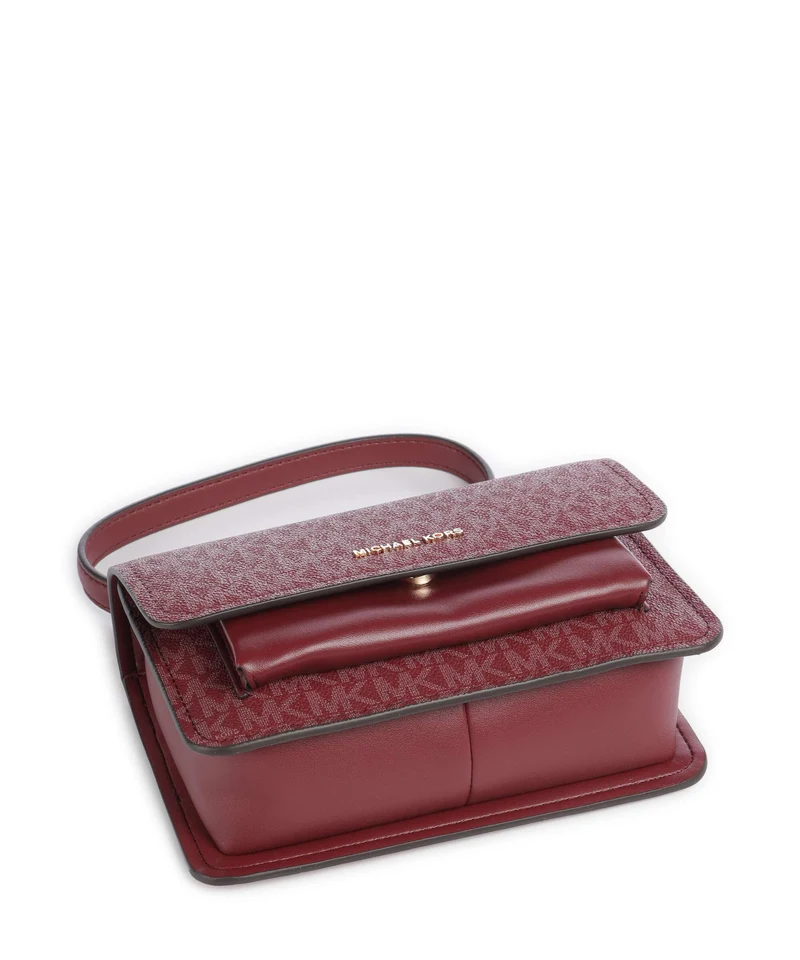 Michael Kors Claire Small Sac porté épaule mulberry