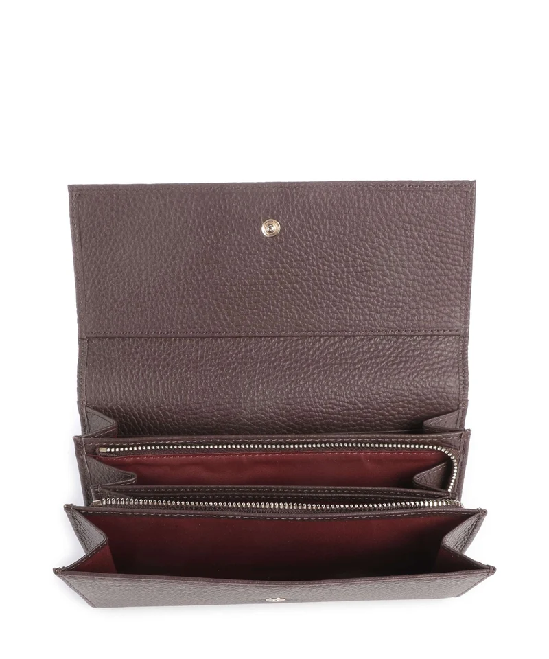 Coccinelle Metallic Soft Portefeuille brunette
