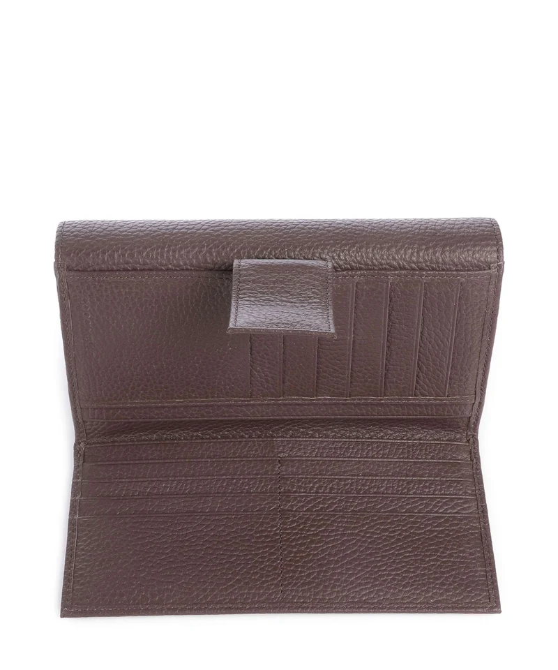Coccinelle Metallic Soft Portefeuille brunette