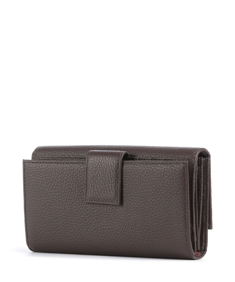 Coccinelle Metallic Soft Portefeuille brunette