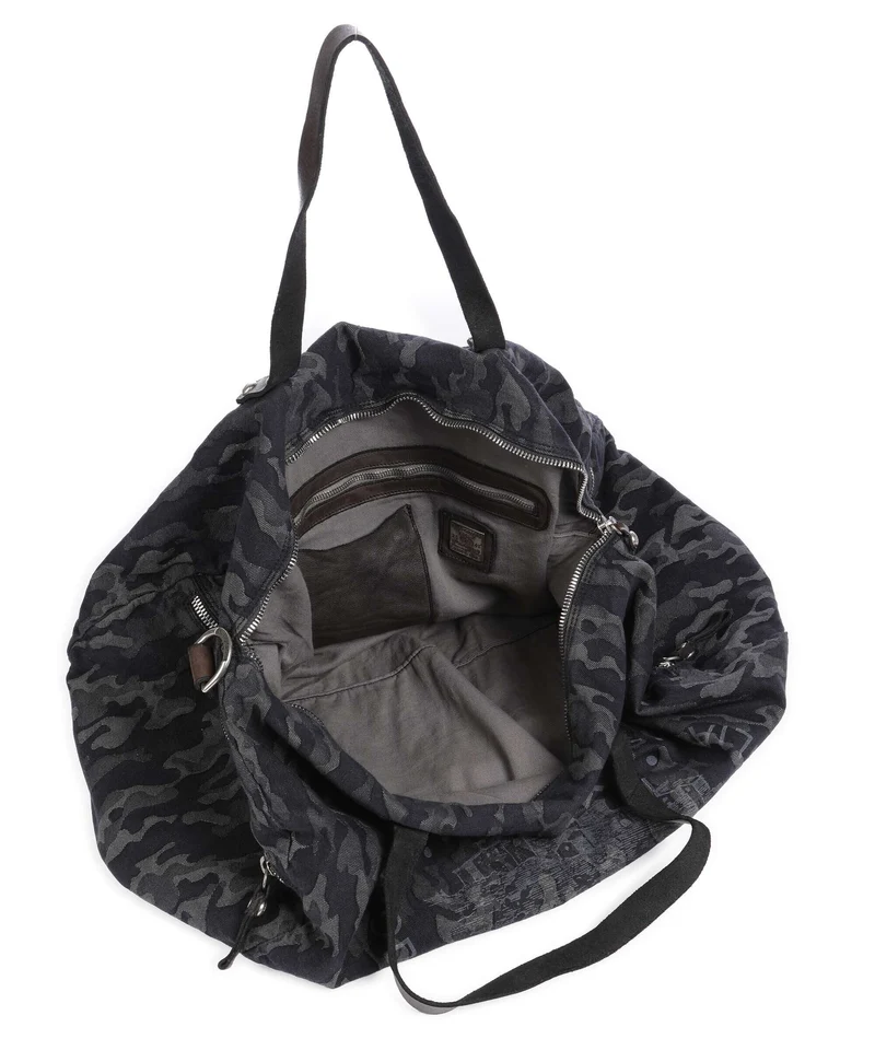 Campomaggi Sac week-end camouflage grigio