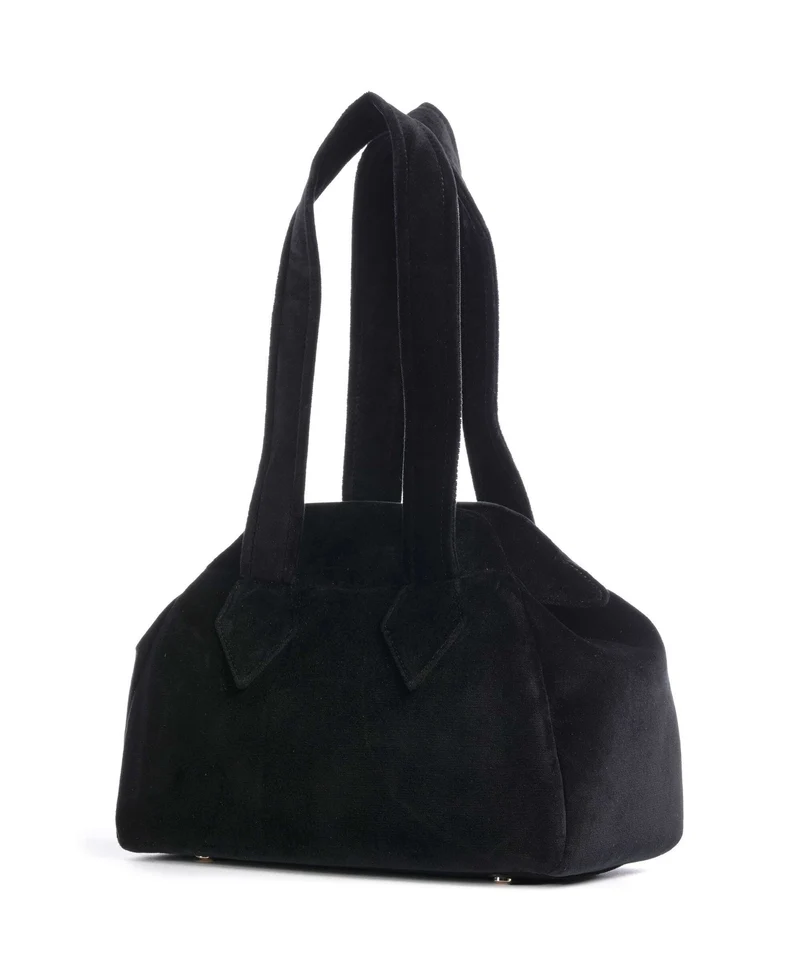 Vivienne Westwood Archive Velvet Medium Sac à main black